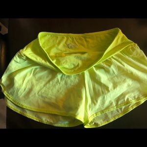 ZYIA lime shorts NWT.  Size Medium